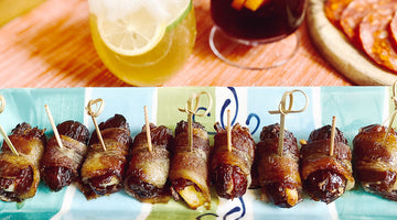 Manchego Stuffed Dates Wrapped in Bacon