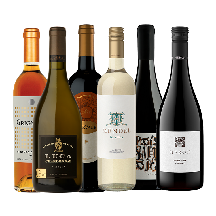 Feast & Friends: Food-Friendly Global Wine Bundle